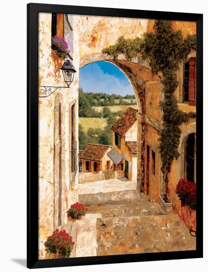 Going Down to the Village-Gilles Archambault-Framed Art Print