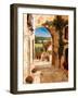 Going Down to the Village-Gilles Archambault-Framed Art Print
