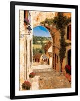 Going Down to the Village-Gilles Archambault-Framed Art Print