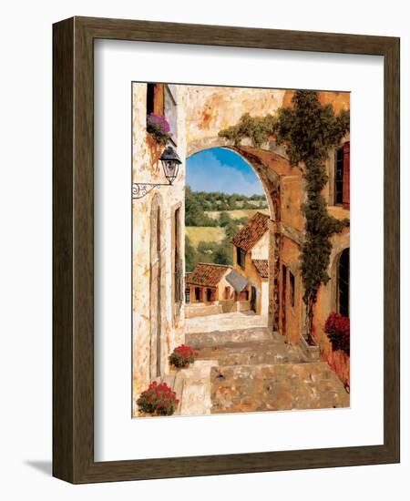 Going Down to the Village-Gilles Archambault-Framed Art Print