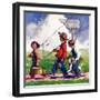 "Going Fishing,"May 1, 1926-William Meade Prince-Framed Premium Giclee Print