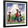 "Going Fishing,"May 1, 1926-William Meade Prince-Framed Giclee Print