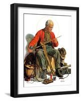 "Going Fishing,"May 3, 1930-J.F. Kernan-Framed Giclee Print