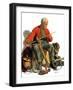 "Going Fishing,"May 3, 1930-J.F. Kernan-Framed Giclee Print