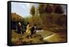 Going Fishing-James Pollard-Framed Stretched Canvas