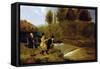 Going Fishing-James Pollard-Framed Stretched Canvas