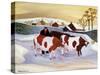 Going for Milking-Margaret Loxton-Stretched Canvas