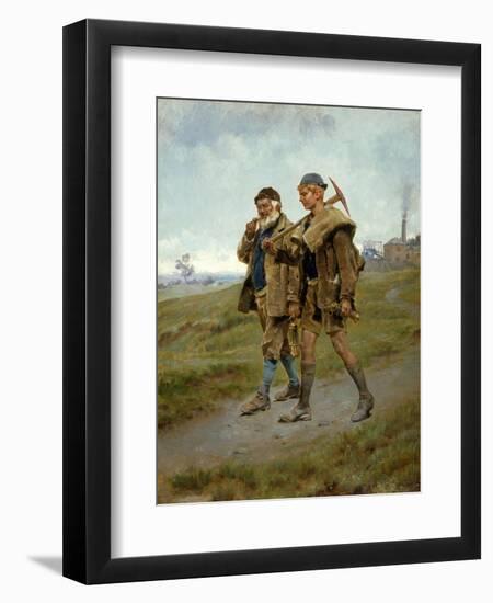 Going Home, 1888-Ralph Hedley-Framed Giclee Print