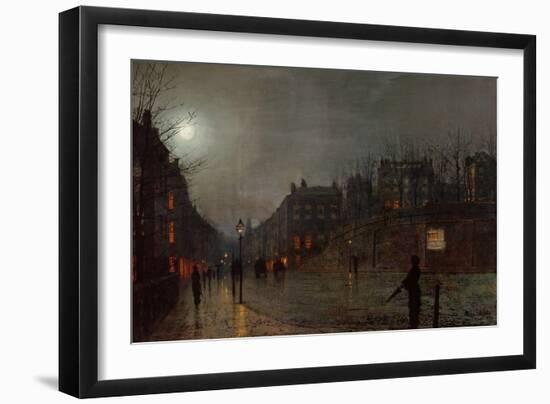 Going Home at Dusk, 1882-John Atkinson Grimshaw-Framed Giclee Print