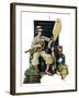 "Going Home from Camp,"August 11, 1928-Lawrence Toney-Framed Giclee Print