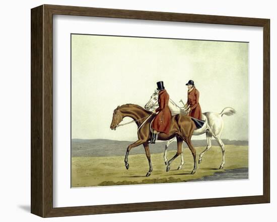 Going Home, Meltonians as They Were, from 'The Meltonians', Engraved by George Hunt, 1823-Henry Thomas Alken-Framed Giclee Print