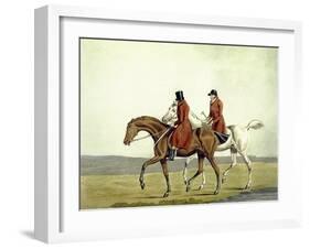 Going Home, Meltonians as They Were, from 'The Meltonians', Engraved by George Hunt, 1823-Henry Thomas Alken-Framed Giclee Print