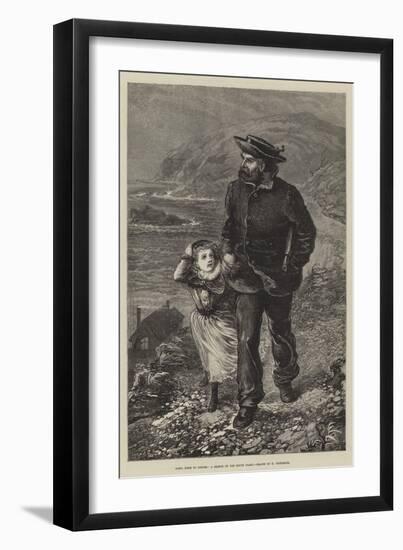 Going Home to Dinner, a Sketch on the South Coast-Horace Petherick-Framed Giclee Print