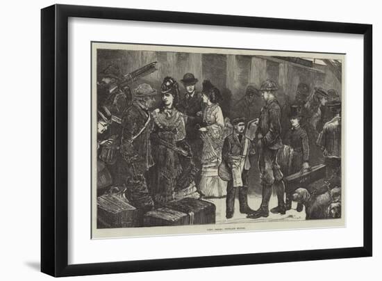 Going North, Dunblane Station-null-Framed Giclee Print