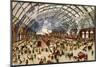 Going North for the Holidays from St. Pancras Station Midland Railway-null-Mounted Art Print