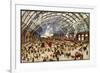 Going North for the Holidays from St. Pancras Station Midland Railway-null-Framed Art Print