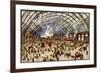 Going North for the Holidays from St. Pancras Station Midland Railway-null-Framed Art Print