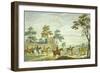 Going Out in the Morning, Engraved by P.C. Canot-James Seymour-Framed Giclee Print