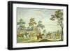 Going Out in the Morning, Engraved by P.C. Canot-James Seymour-Framed Giclee Print