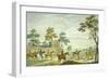 Going Out in the Morning, Engraved by P.C. Canot-James Seymour-Framed Giclee Print