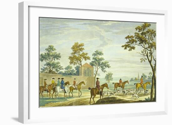 Going Out in the Morning, Engraved by P.C. Canot-James Seymour-Framed Giclee Print