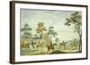 Going Out in the Morning, Engraved by P.C. Canot-James Seymour-Framed Giclee Print