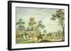 Going Out in the Morning, Engraved by P.C. Canot-James Seymour-Framed Giclee Print