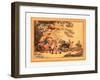 Going Out in the Morning-Thomas Rowlandson-Framed Giclee Print