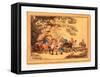 Going Out in the Morning-Thomas Rowlandson-Framed Stretched Canvas