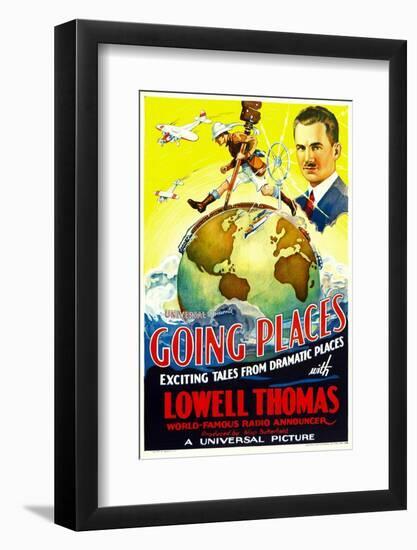 Going Places, Lowell Thomas, 1935-null-Framed Photo