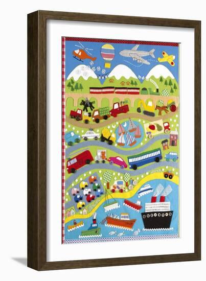 Going Places-Clare Beaton-Framed Art Print