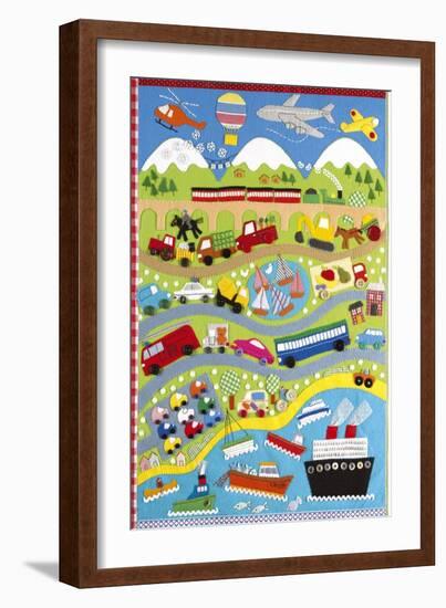 Going Places-Clare Beaton-Framed Art Print