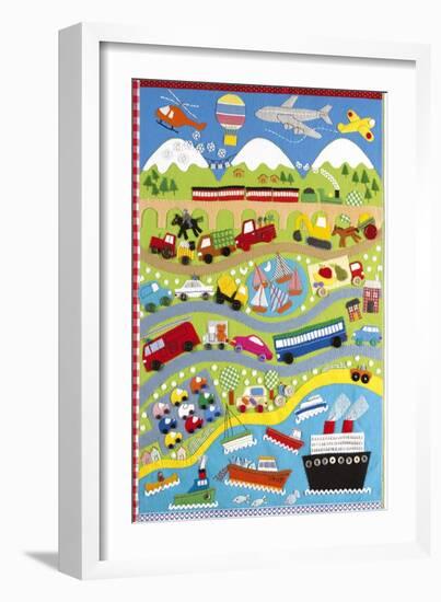 Going Places-Clare Beaton-Framed Art Print