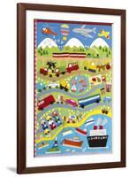 Going Places-Clare Beaton-Framed Art Print