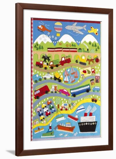 Going Places-Clare Beaton-Framed Art Print