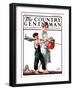 "Going Planting," Country Gentleman Cover, March 17, 1923-F. Lowenheim-Framed Giclee Print