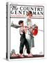 "Going Planting," Country Gentleman Cover, March 17, 1923-F. Lowenheim-Stretched Canvas