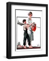 "Going Planting,"March 17, 1923-F. Lowenheim-Framed Giclee Print