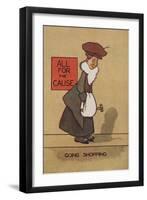 Going Shopping Postcard-null-Framed Giclee Print