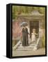 Going Shopping-George Goodwin Kilburne-Framed Stretched Canvas