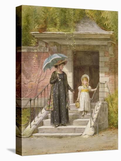 Going Shopping-George Goodwin Kilburne-Stretched Canvas