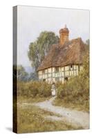 Going Shoppping-Helen Allingham-Stretched Canvas