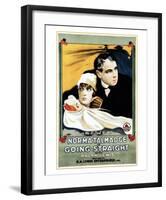 Going Straight - 1916-null-Framed Giclee Print