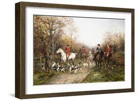 Going Through the Copse-Heywood Hardy-Framed Giclee Print