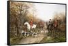 Going Through the Copse-Heywood Hardy-Framed Stretched Canvas