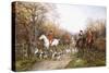 Going Through the Copse-Heywood Hardy-Stretched Canvas