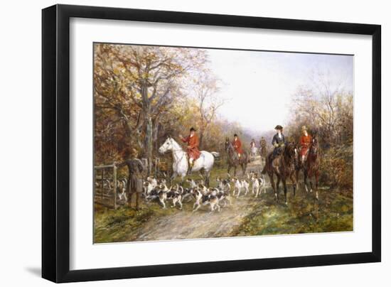 Going Through the Copse-Heywood Hardy-Framed Giclee Print