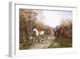 Going Through the Copse-Heywood Hardy-Framed Giclee Print