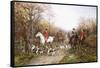 Going Through the Copse-Heywood Hardy-Framed Stretched Canvas