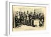 Going Through the Form of Universal Suffrage, 1871-Thomas Nast-Framed Giclee Print